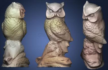 3D модель Статуя совы 2 (STL)